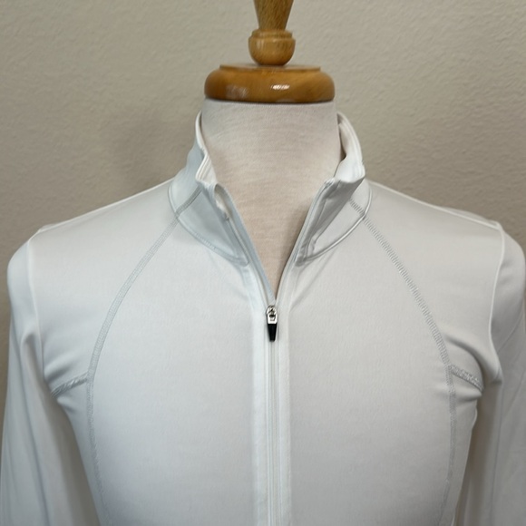 Spyder AURA TECH T-NECK SHIRT - white - Picture 7 of 15